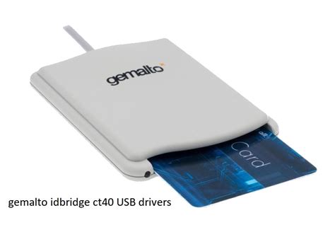 Gemalto smart card reader driver